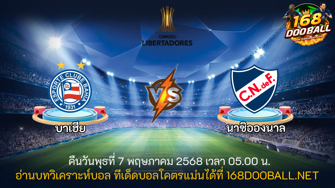 วิเคราะห์บอล บาเฮีย - นาซิอองนาล
