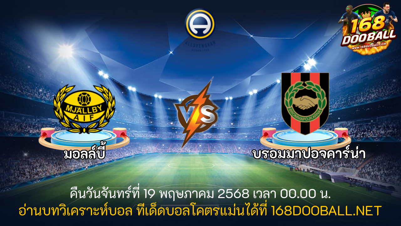 วิเคราะห์บอล มอลล์บี้ - บรอมมาปอจคาร์น่า
